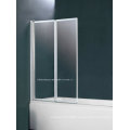 Aluminum Alloy Two Bifold Bathtub Screen (2 Fold Bathscreen BS-75)